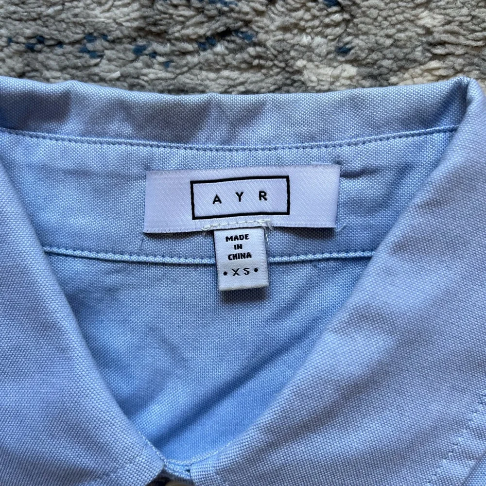 AYR Sky Blue Collared Shirt - Picture 2 of 2